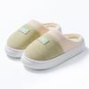 New Cotton Slippers for Home Warmth, Thick-soled Fleece Shoes for Women