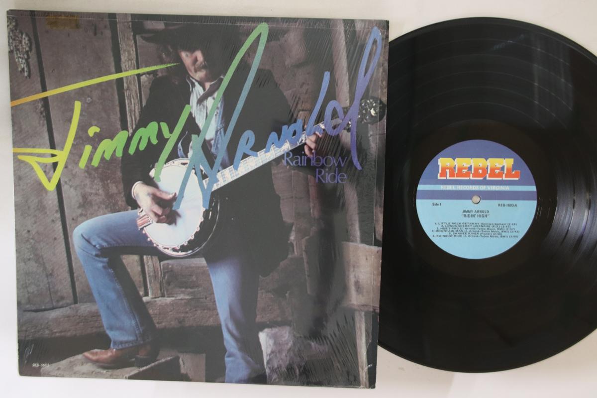 

LP Record JIMMY ARNOLD - Rainbow Ride REB1603 REBEL 1982 US Country Used