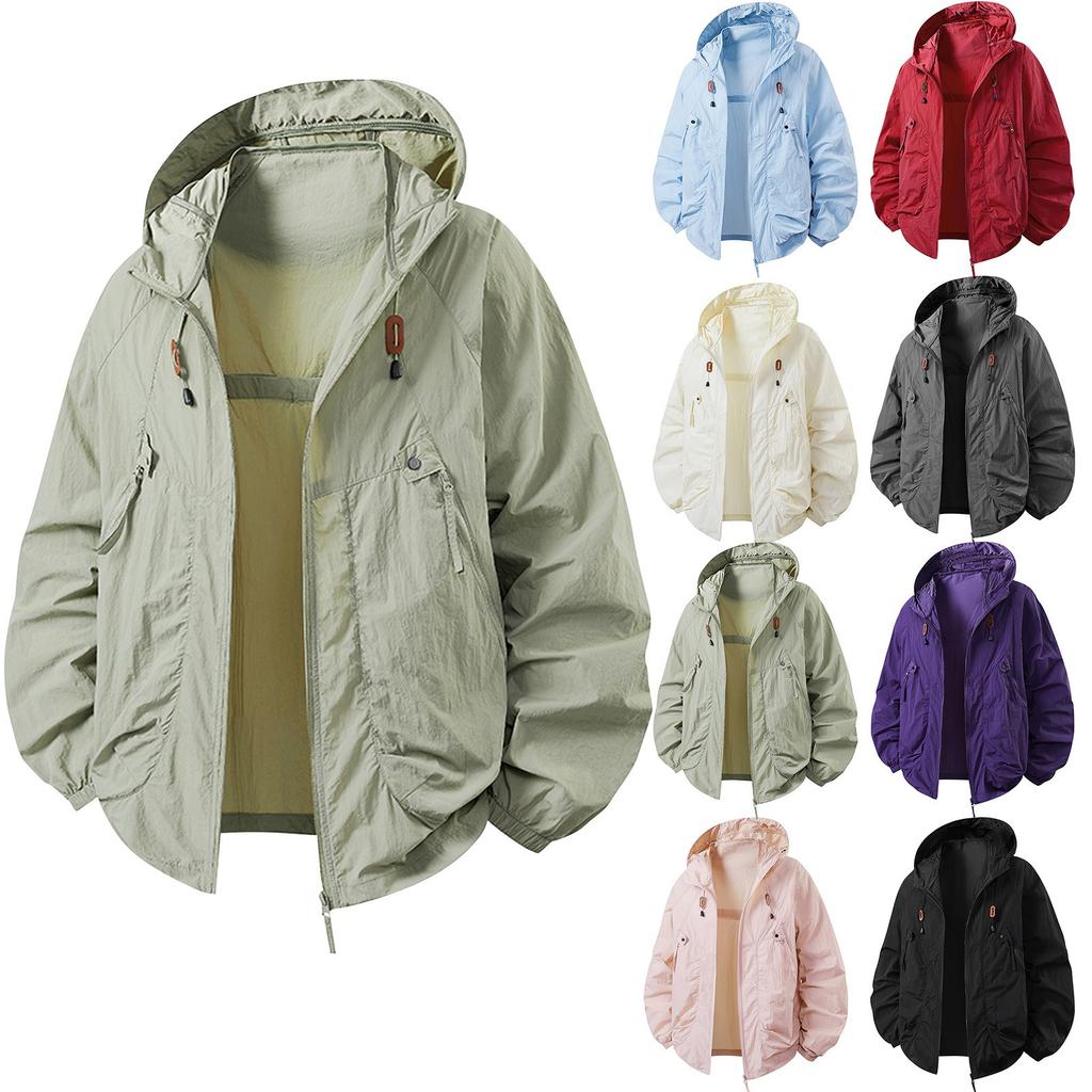 Men's And Women's Sun-protective Clothing Workwear Jackets Couple Skin Clothing Quick-drying Waterproof And Breathable Tops