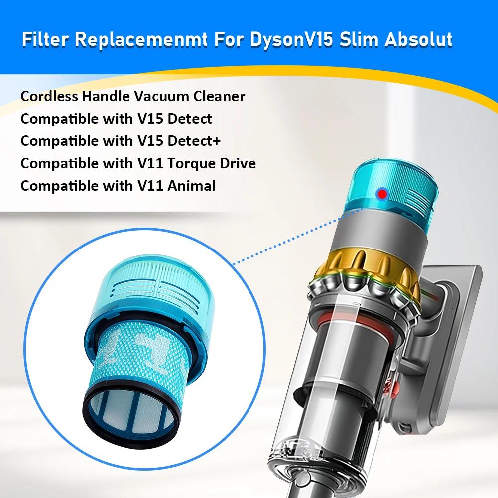 HEPA Filter Washable Replacement for Dyson V10 V10 Slim V11 V12 V15 Vacuum Cleaner Filter For Household Cleaning Accessories
