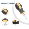 1Pcs Short Handle Screwdriver Screwdriver Screwdriver Mini Short Handle