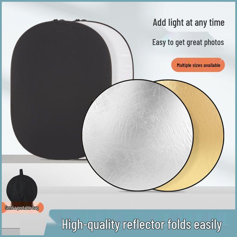 Foldable Reflective Light Board for Photography and Live Streaming