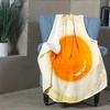 Fun Fried Egg Blanket (Size Option : 75cm, 150cm)