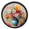 1pc Floral Bouquet Themed Tire Cover Wheel Cover, Trendy Universal Wheel Cover Tire Cover Wheel Protection Cover, Suitable For M