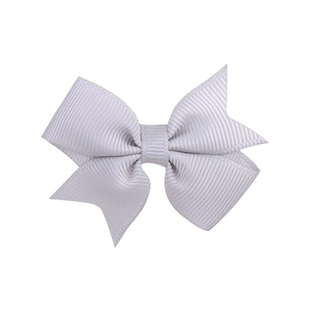 1PC nowy śliczny solidna wstążka Bowknot spinki do włosów dla dziewczynek ręcznie robione kokardki szpilka Barrettes nakrycia głowy akcesoria do włosów dla dzieci