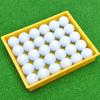 Plastic Golf Tray Storage Box Golf Ball Dispenser Tray with Hole Portable Golf Practice Ball Holder Golfing Equipment
