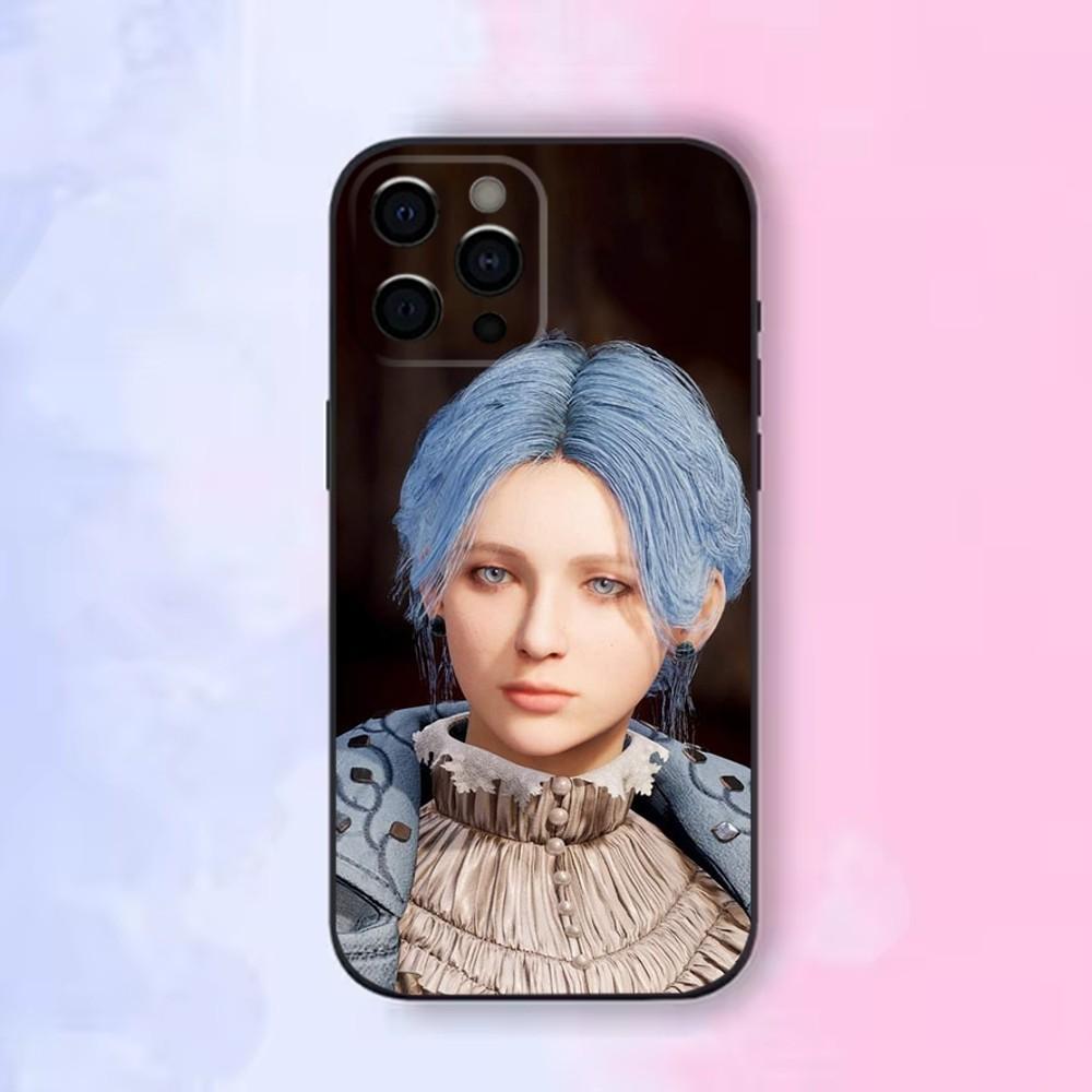 Game L-Lies Of P Phone Case For iPhone16,15,14,13,12 Mini 11 Pro XR,X,XS,MAX 7,8 Plus Silicone Cover Soft Black