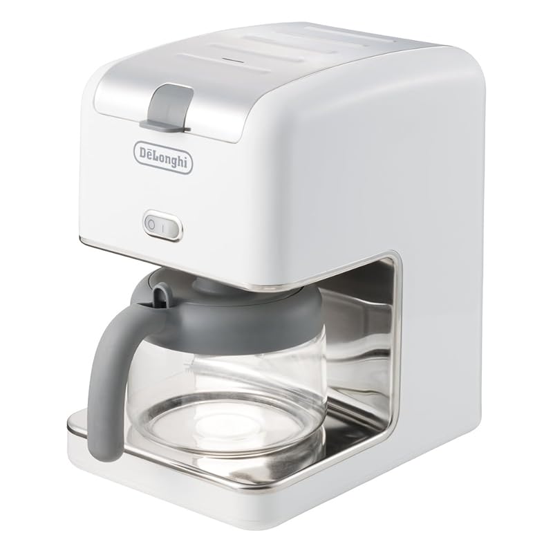 

delonghi Blanc drip coffee maker white [For 6 cups] CM300J-WH