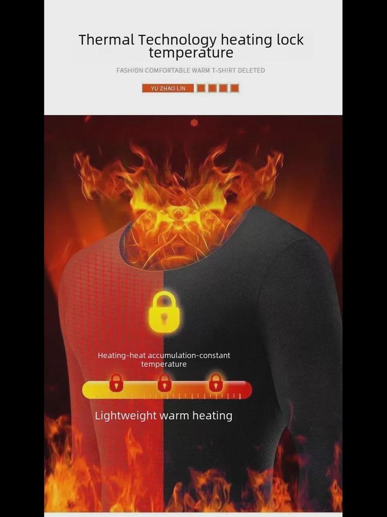 Double-Sided German Velvet Long-Sleeve T-Shirt - Autumn & Winter Style with Printed Solid Color Design