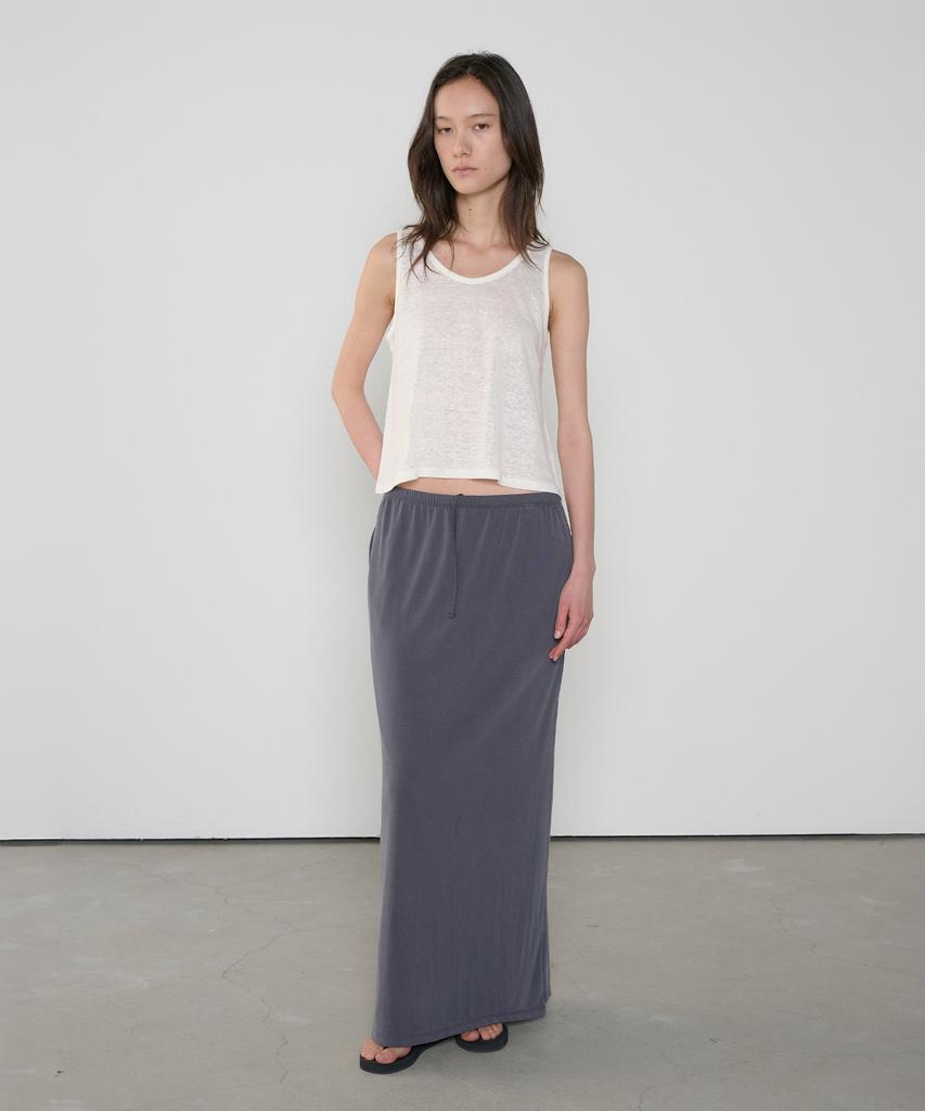 Jeonggamseutyudio Soft Banding Skirt_2 Color