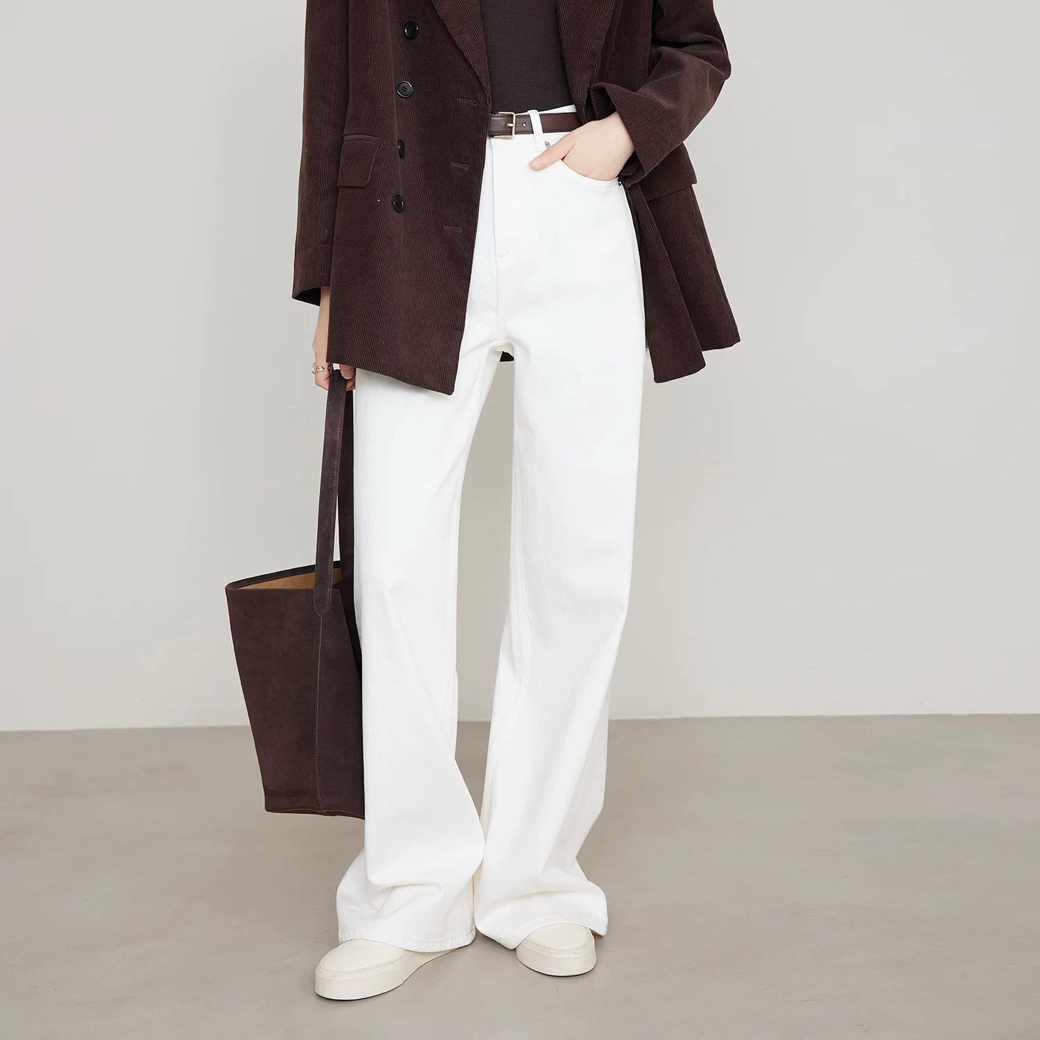 

Women s Spring/Summer 2026 High-Stretch Straight-Leg Retro Blue Jeans - Loose, Narrow or Wide Leg Options. Size 28