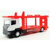 1/64 Scania Truck Carrier Transporter Przyczepa Kolor Biały