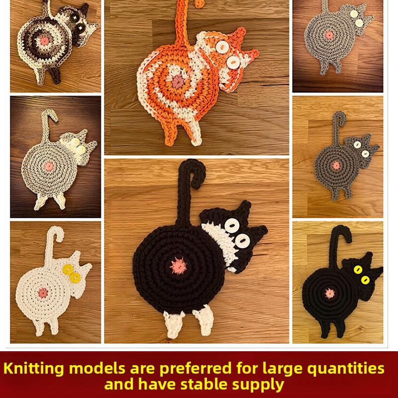 Domácí Stolní Kočičí Zadek Pletené Podtácky Moderní Jednoduchý Styl