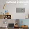 BSEED 1/2/3Gang Touch Light Switches 1/2/3Way Stair Sensor Switches For Hallway Corridor With Socket EU Standard Glass Panels
