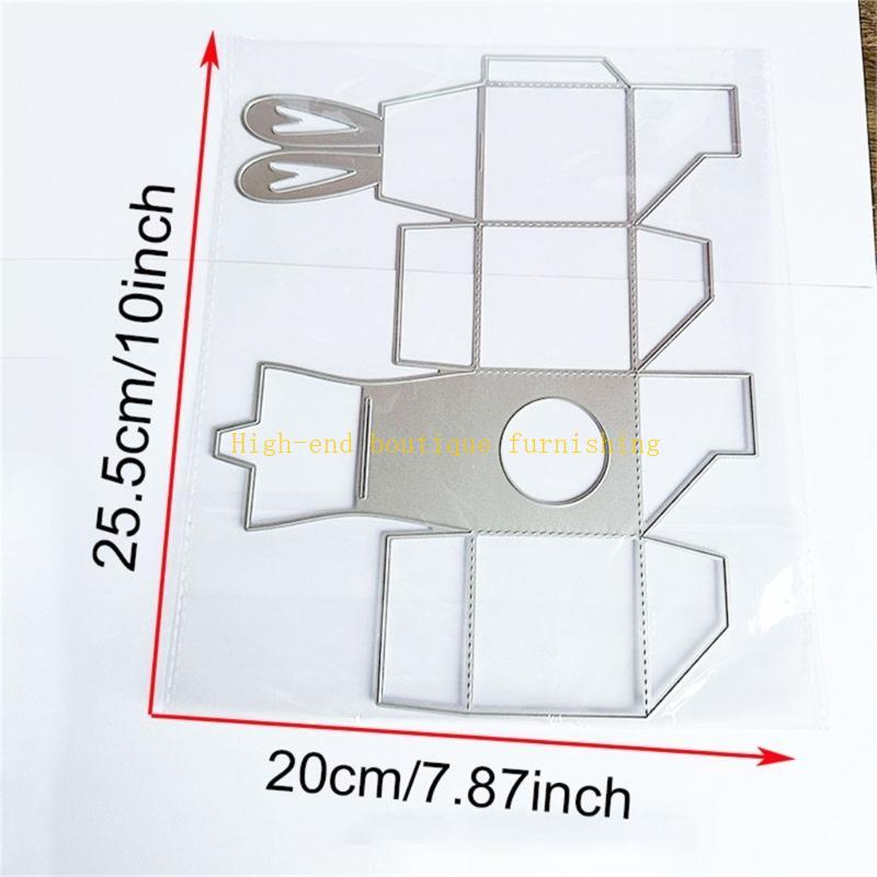 Bunnies Ears Box Carbon Steel Cutting Dies for Card Making Scrapbooking Craft
