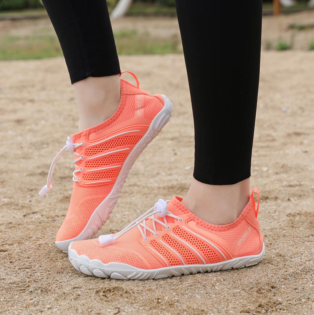 Outdoor Creek Shoes Breathable Wading Shoes Men's and Women's Beach Swimming Shoes Five-finger Shoes Non-slip Indoor Running Fitness Shoes