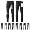 STREETRICH Americans High Street Trendy Men's Jeans Low Rise Stretch PantsSkinny Button Fly Ripped Retro Hold Trousers