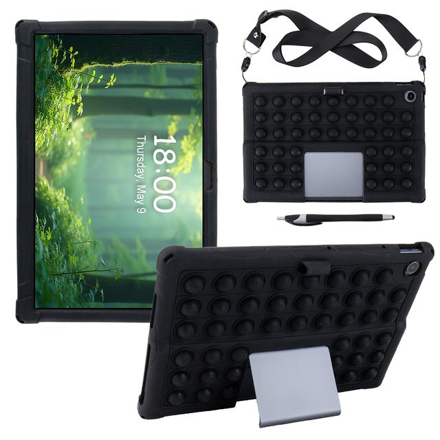 

Kids Safe Case For Lenovo Tab Plus Xiaoxin Pad Studio 2024 11.5 inch Model TB-351FU Soft Silicone Cover With Shoulder Strap Capa Tab Plus 2024-11.5