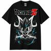 Anime Saiyan Warrior Graphic T-Shirt Vintage Black Cotton Streetwear Unisex Tee