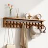 Modern Nordic Solid Wood Wall Mounted Clothes Hanger Luxury Living Bedroom Storage Rack Creative Home Furniture