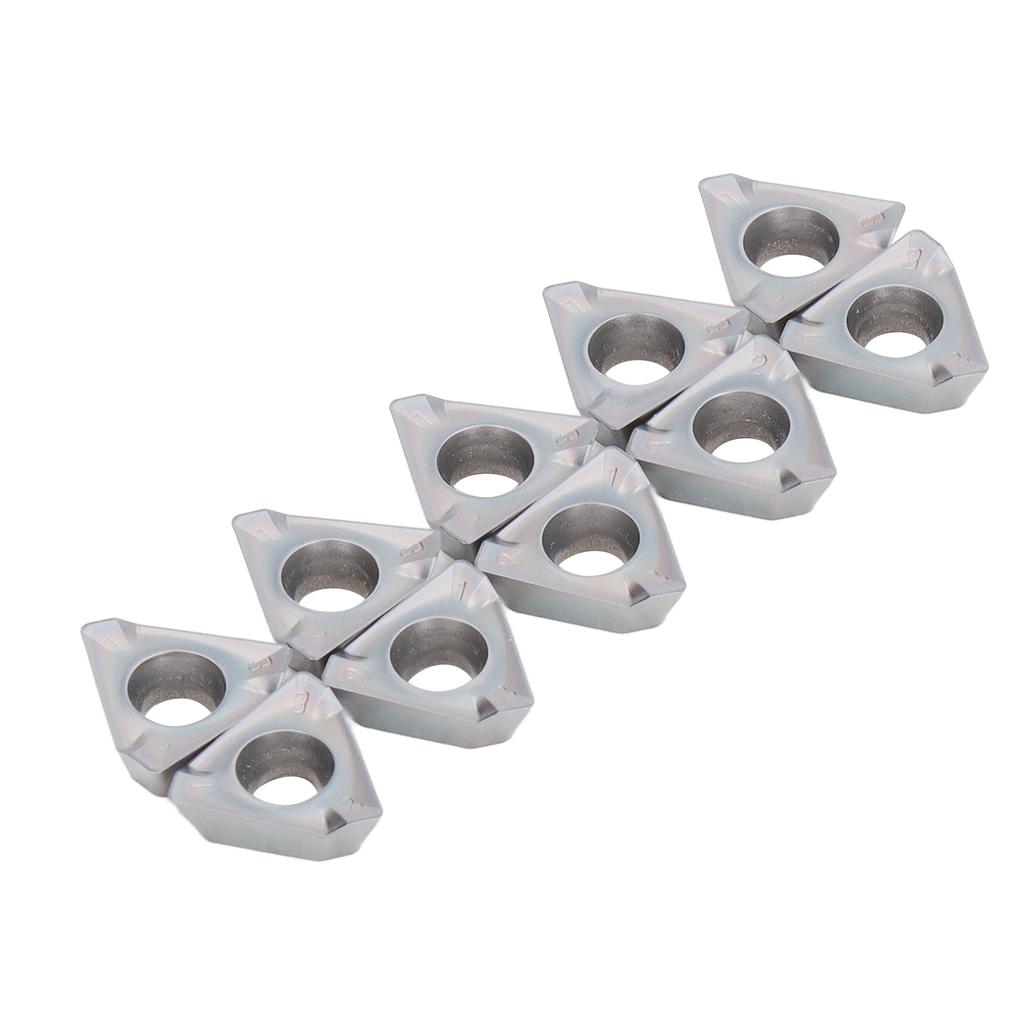 10 buc carbură strunjire inserții acoperite cu freză CNC strung mașină lamă metal frezare scule suport