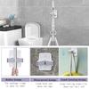 Good-Broom Holder Wall Mounted Broom Holder Traceless Strong Adhesive Hook Wall Rack Punch-Free Broom Holder Rack
