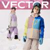 Kids Ski Suit Set Waterproof Warm Insulated Snowsuit Boys Girls Outdoor Winter Sports
