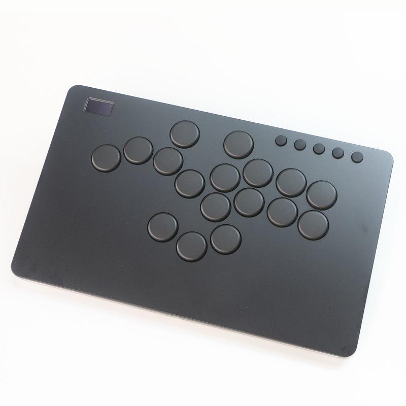 

BOi Aluminum Alloy A4 Arcade Joystick Gaming Keyboard for Fighting Games (Street Fighter 6, King of Fighters, Tekken 8)