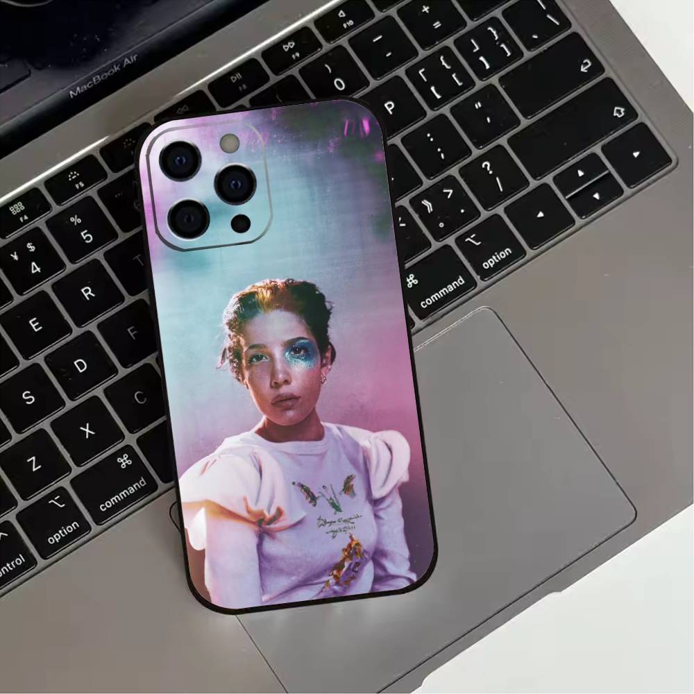 

Singer H-Halsey Phone Case For iPhone 17,16,15,14,13,12,11 Plus,Pro Max,XS,Soft Silicone Black Cover iPhone13
