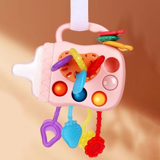 Montessori Pull String Sensory Toy for Babies 45820 Months Fine Motor Skills Toy with Sliding