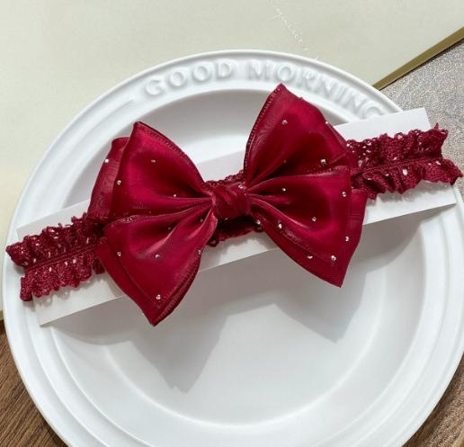 Baby Headband with Gold Foil Polka Dot