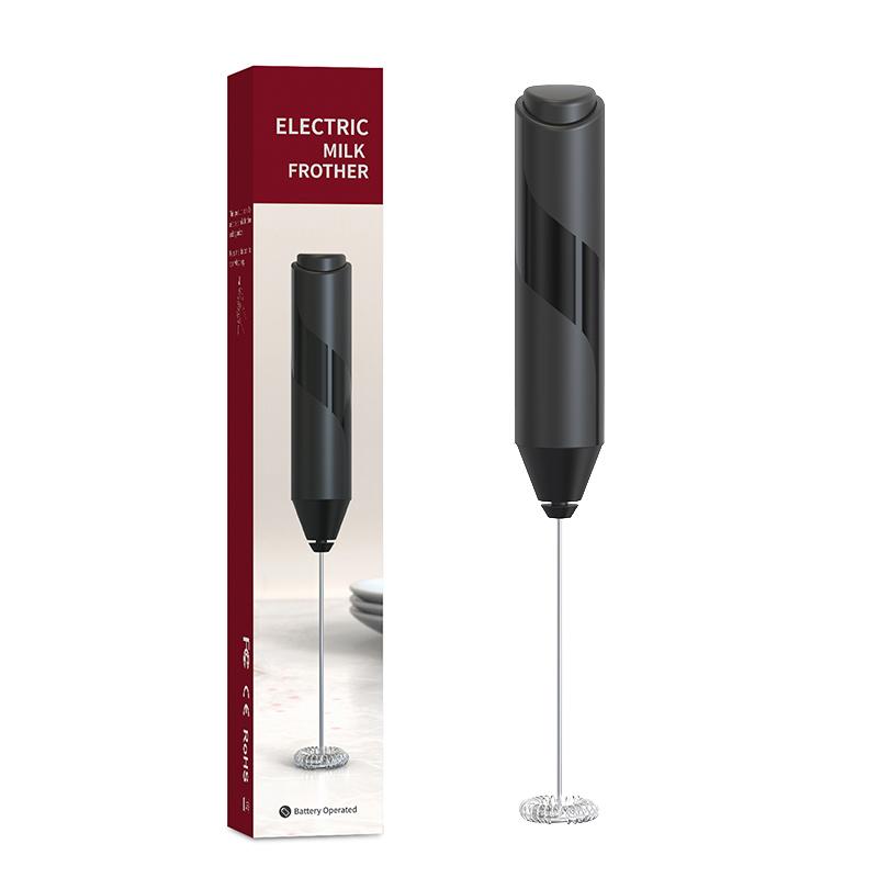 

Электрический вспениватель для яиц, вспениватель молока, мини-портативный блендер, пенная кофемашина, ручная техника, домашний капучино, кухонный инструмент чёрный