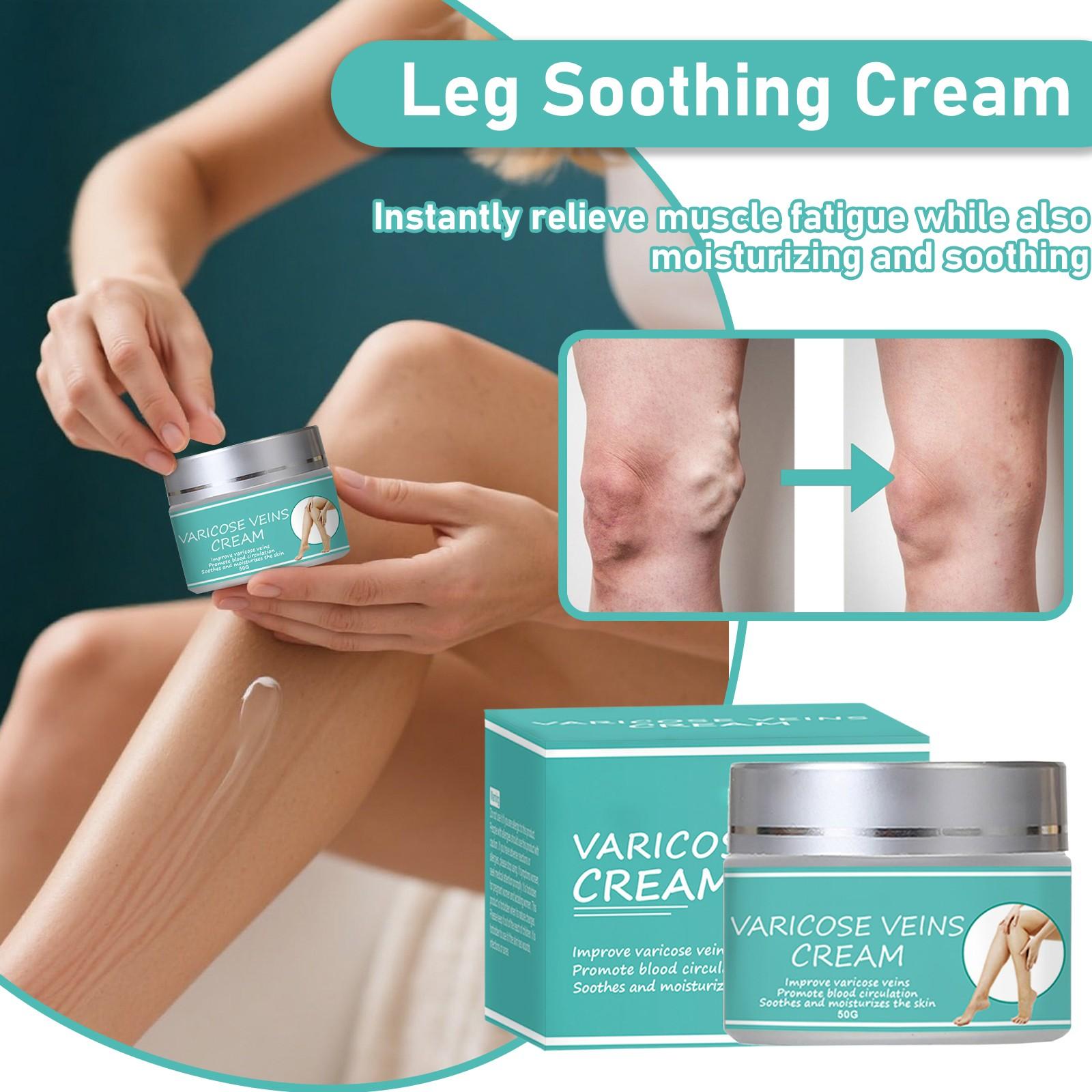 Aricose Vein Cream - Varicose Veins Cream For Legs, Varicose & Veins Soothing Leg Cream50g One Size