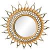 3PC/Set Wall Decor Round Wall Mirror Sets Hanging Mirror Gold Hanging Mirror Living Room Background