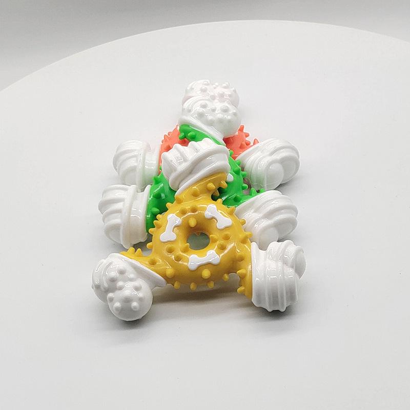 Nylon Chew Triangle Bone: Bite-Resistant, Teeth-Cleaning Dog Toy for Interactive Chewing & Boredom Relief