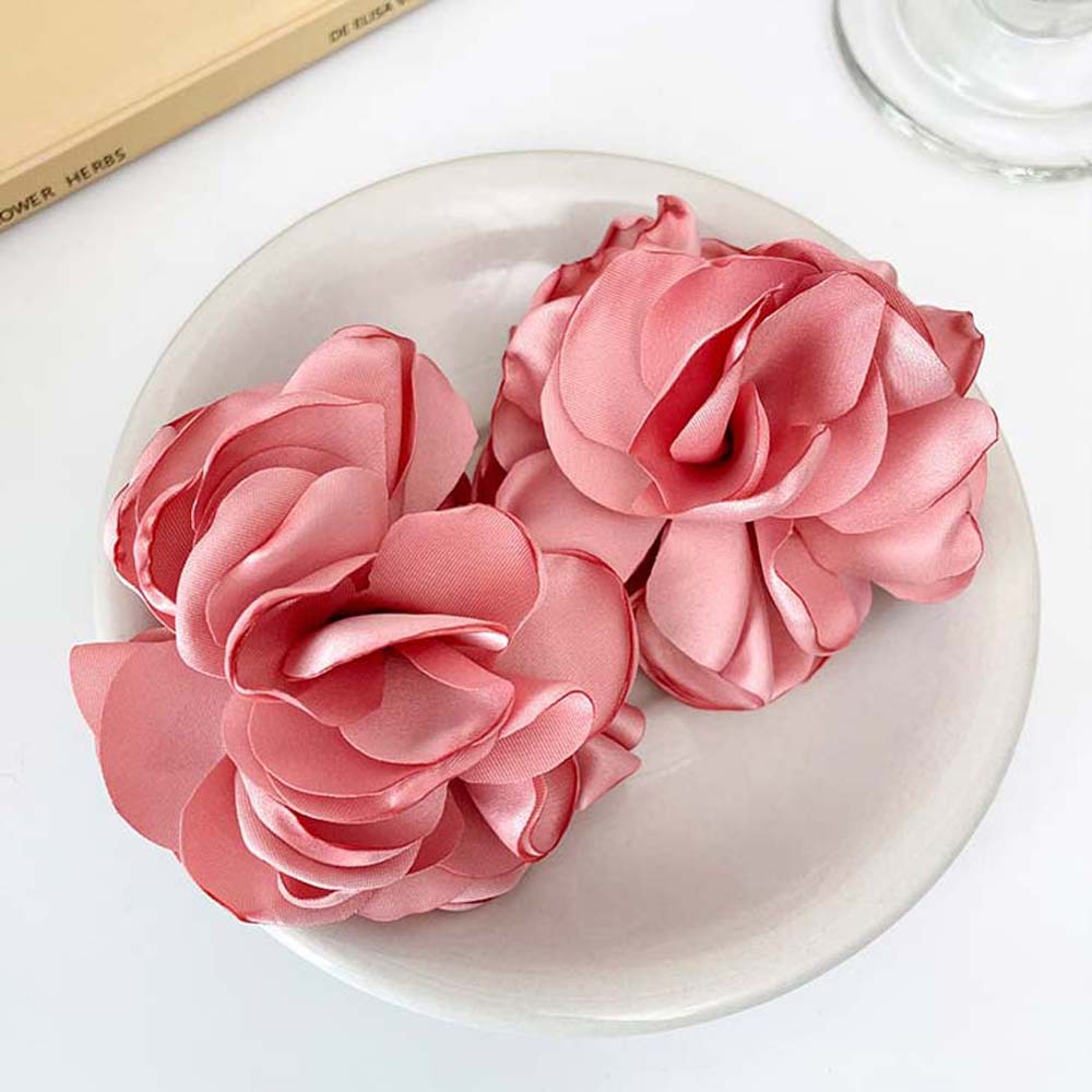 Jewelry Accessories Flower Ring Korean Style Cloth Flower Rings Sweet Flower Open Ring Streetwear