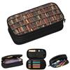 Education Library Book Pencil Cases for Student Gifts Pen Box Pencil Bag Big Capacity Pencil Pouch