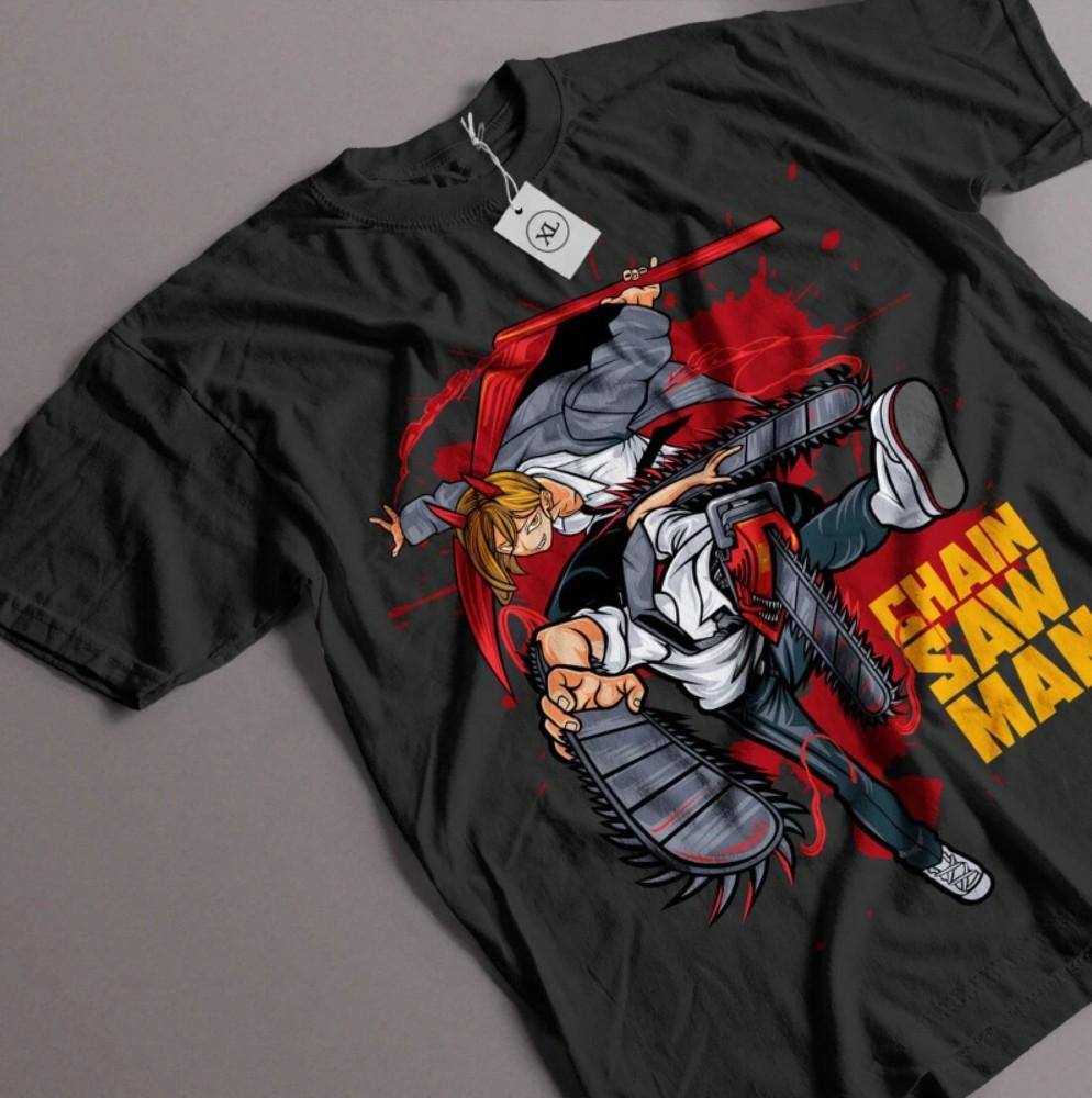 Denji Power Funny T Shirt UNISEX Unisex T-Shirt XL