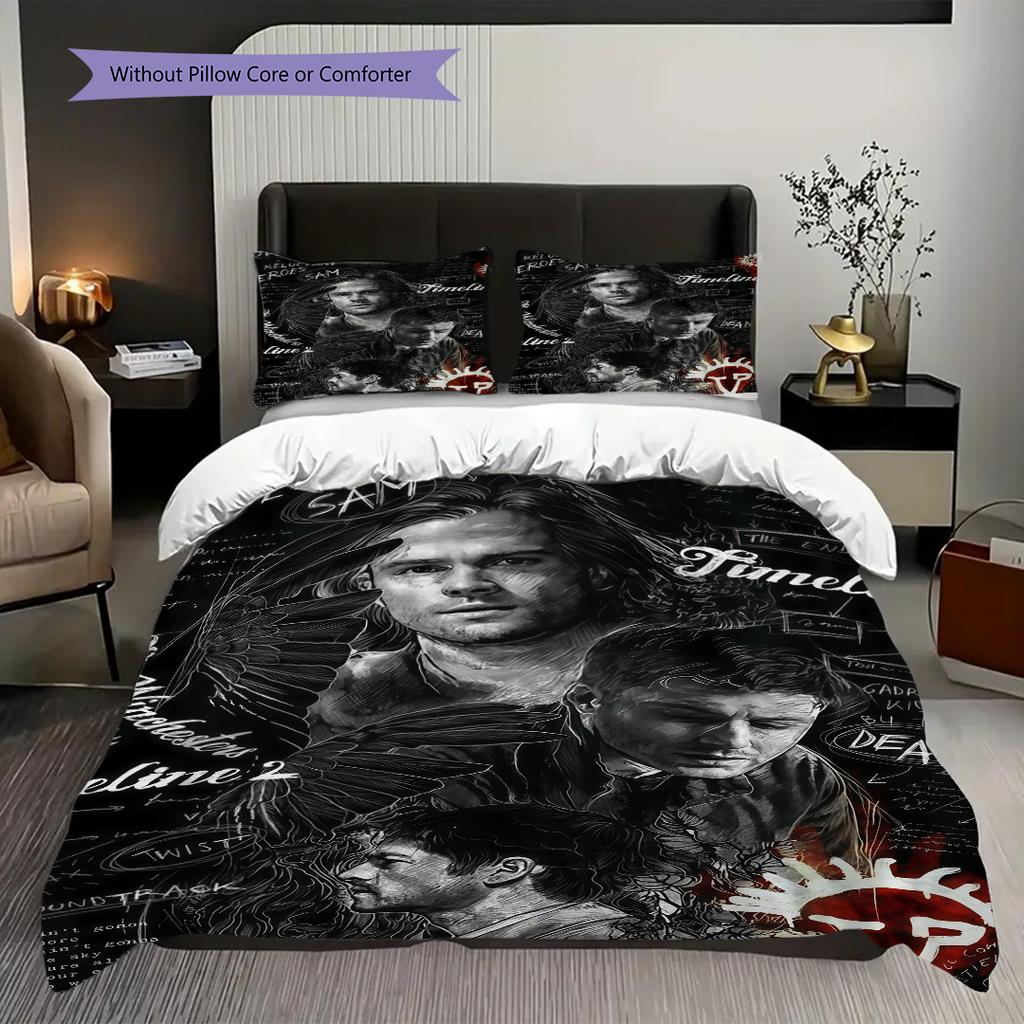 Supernatural Timeless Supernatural Journey Threepiece Set 1 Duvet Cover 2 Pillowcase Without Core Soft And Comfortable Bedding Set