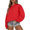 Women's Fashionable And Casual Long-sleeved Hooded Sweatshirt Top