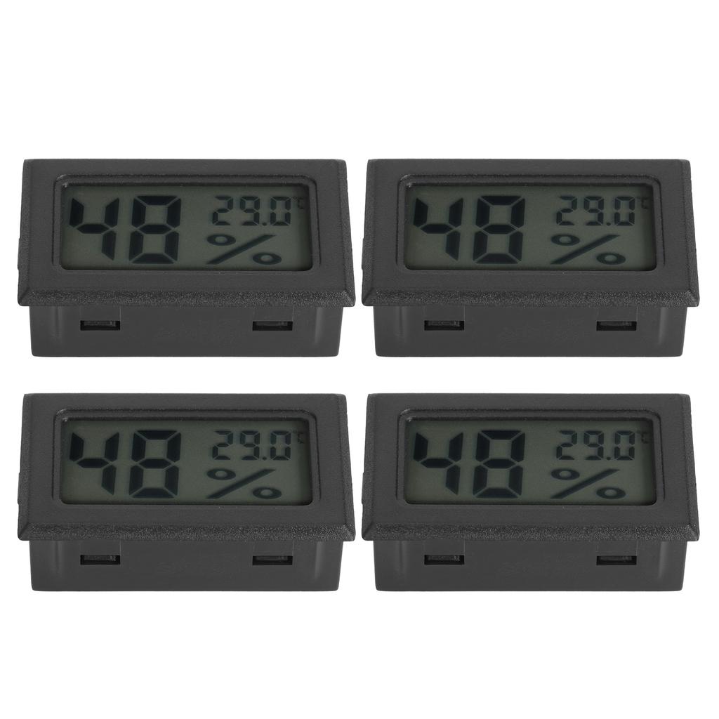 4 SZT. Mini Wbudowane Cyfrowe Mierniki Temperatury i Wilgotności Miernik Termometr Higrometr Wewnętrzny TS 804 B