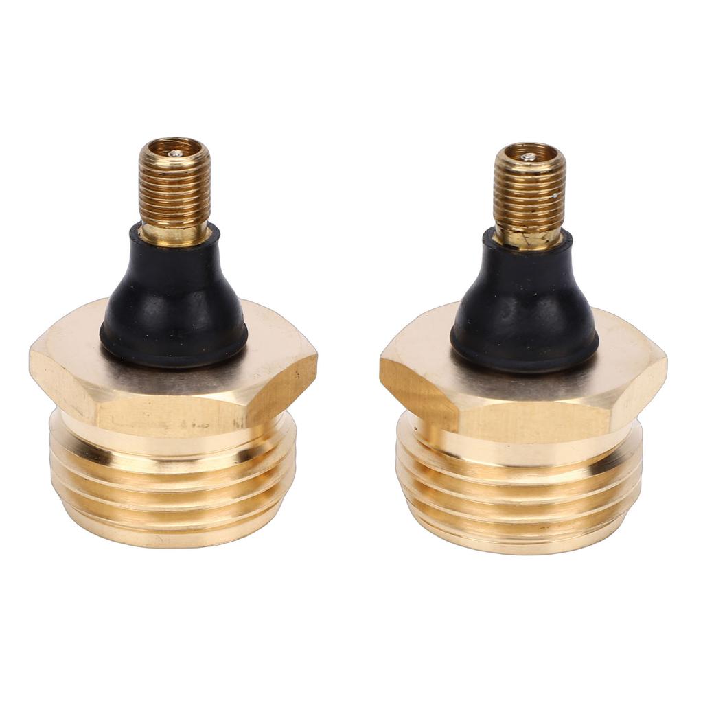 RV Winterizing Tool Replacement for Schrader Air Valve Brass RV Blowout Plug Adapter for Campers Trailers Water