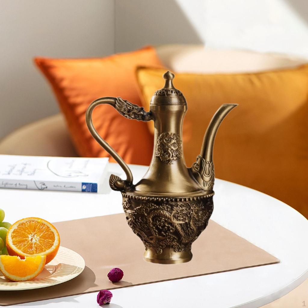 Turkish Coffee Pot Drink Pot, Serving Tea Kettle Water Pitcher for Living Room Dining Table Holiday