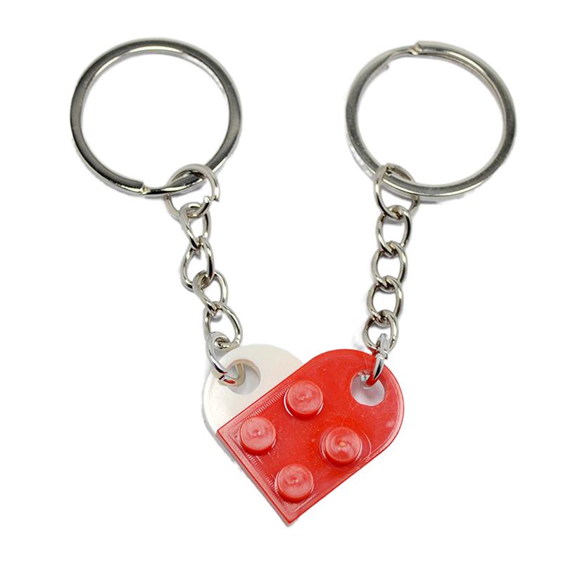 Милые брелки для ключей в форме сердца любви для пар — фото 12