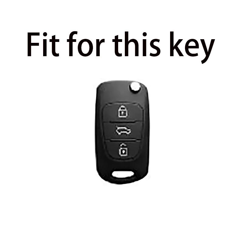 Carbon Auto Key Fob Cover Case Fit For Hyundai Accent Elantra I20 I30 Ix20 Ix25 Ix35 Premium Grade Auto Interior Accessory