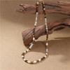Arvaleff Women's Tiger Eye & Pearl Beaded Necklace - Personalized Natural Stone Design