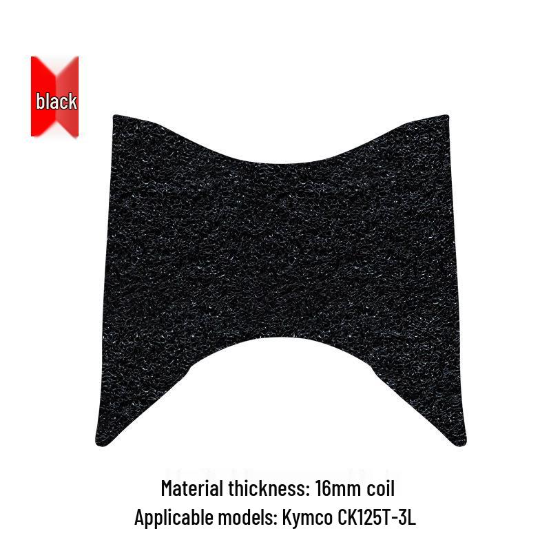 Rainproof Footrest Pad for Kymco CK125T-3L with Thickened Coil Mat