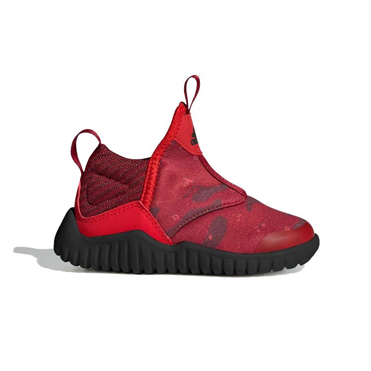 adidas Rapidazen I Low Top Toddler Shoes Red Black Infant And Toddler EE9330