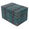 Treasure Chest Storage Box Antique Exquisite Wooden Jewelry Box for Movie Props Window Display