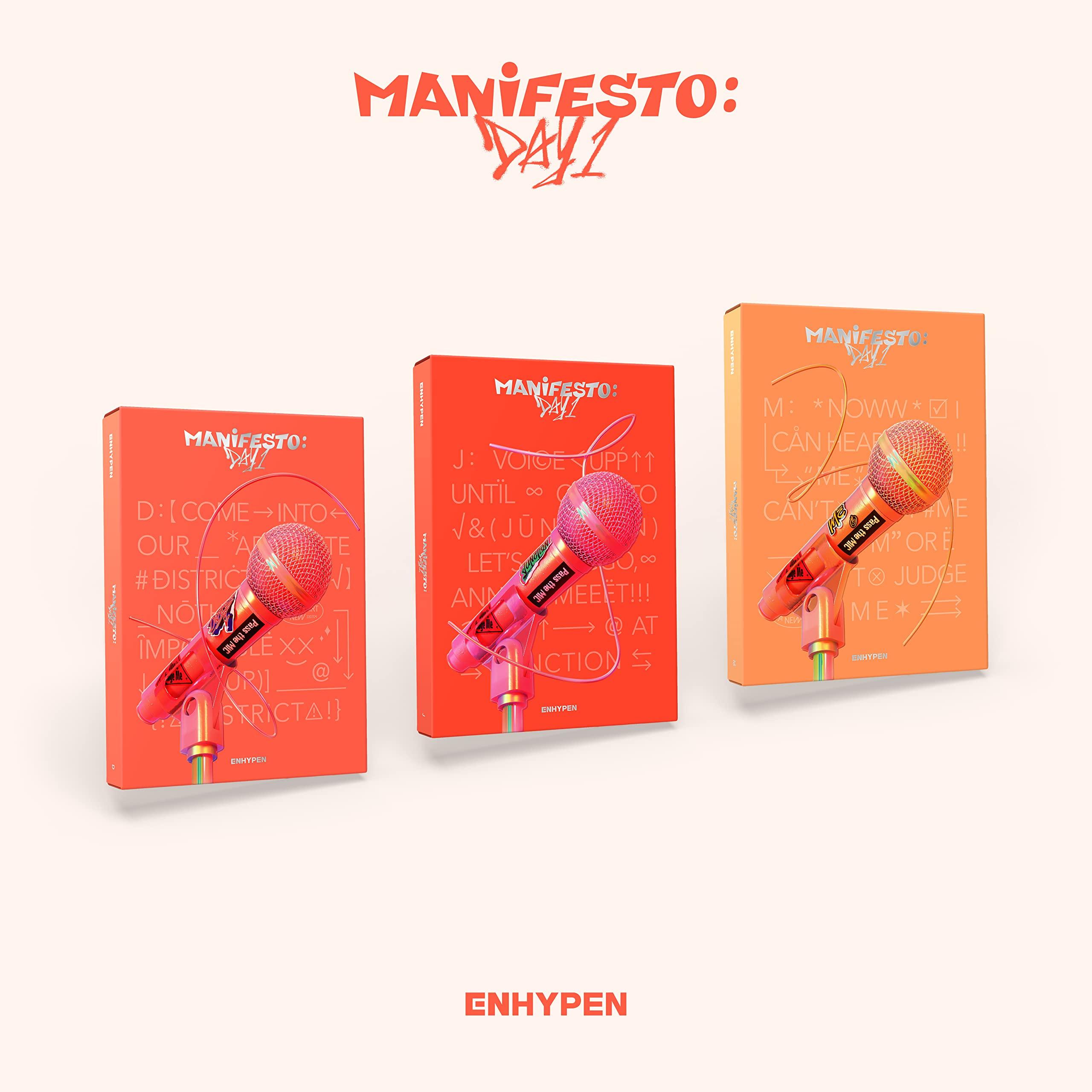 

ENHYPEN Мини-альбом 3 MANIFESTO DAY 1 Vol. - (Случайная версия)